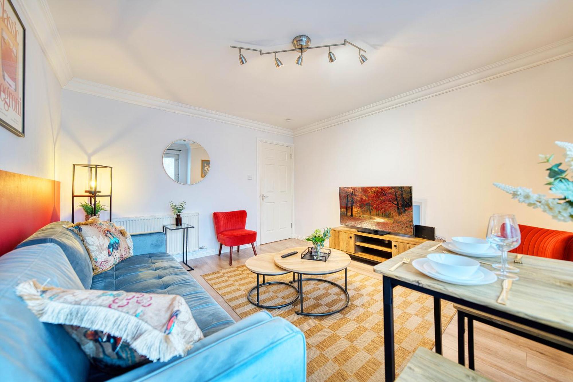 Апартаменти Modern 2 Bed Flat With Free Parking Глазго Екстер'єр фото