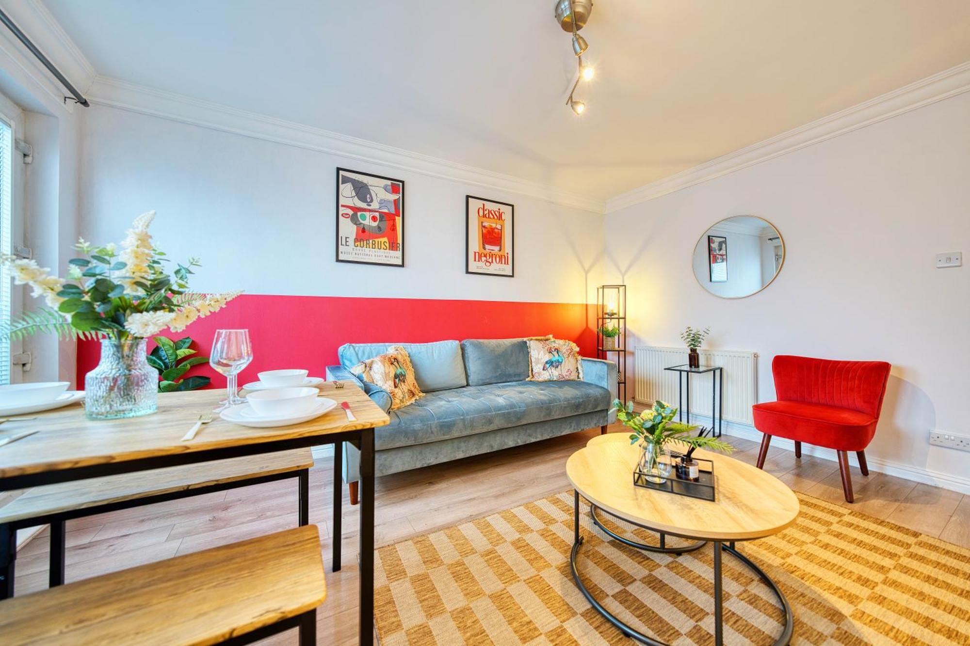 Апартаменти Modern 2 Bed Flat With Free Parking Глазго Екстер'єр фото