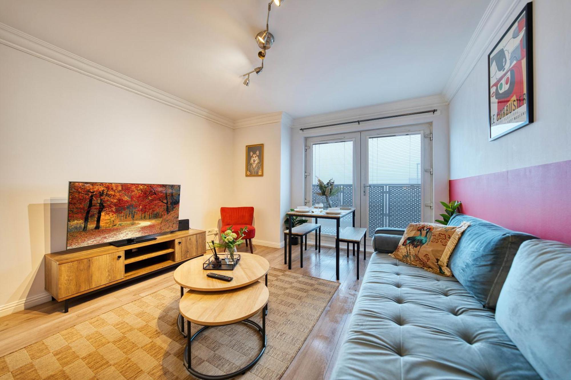 Апартаменти Modern 2 Bed Flat With Free Parking Глазго Екстер'єр фото
